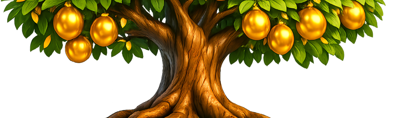 middle of the tree